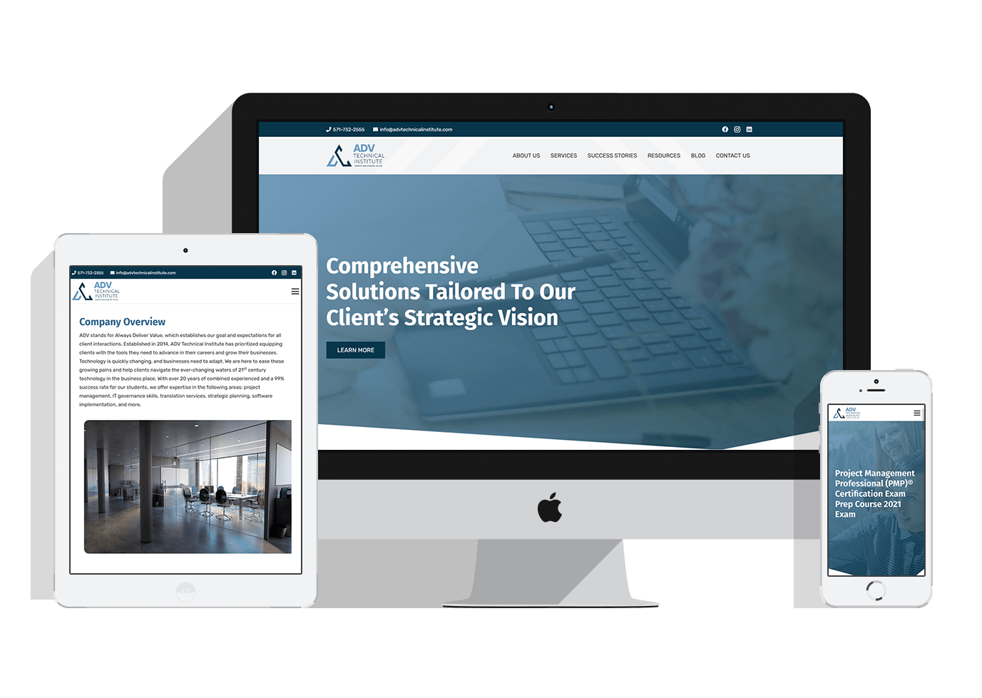 ADV Technical Institute Website - Strategia Solutions